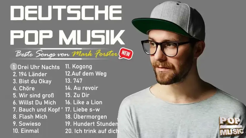 Mark Forsters Musik: Deutsch-Pop mit Hip-Hop & mehr? Analyse