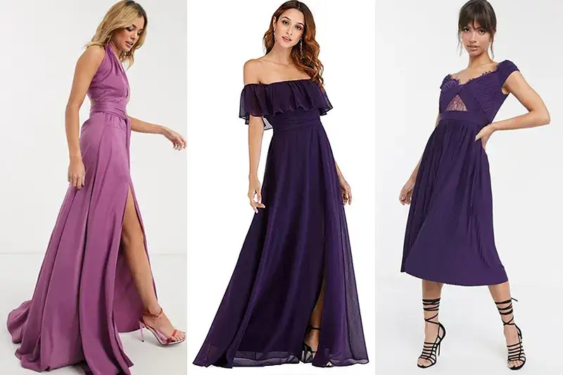 Con que combinar un vestido lila para lucir espectacular en cualquier ocasión