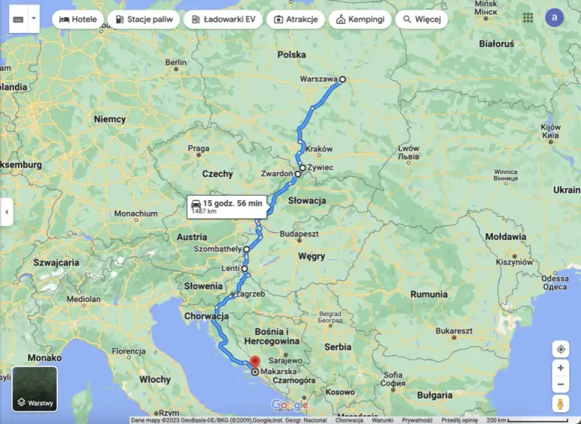 Najlepsza trasa do Makarskiej: uniknij kosztownych opłat i korków