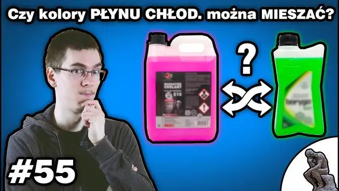 Mieszanie płynu do chłodnicy różowego z niebieskim - ryzykowne konsekwencje