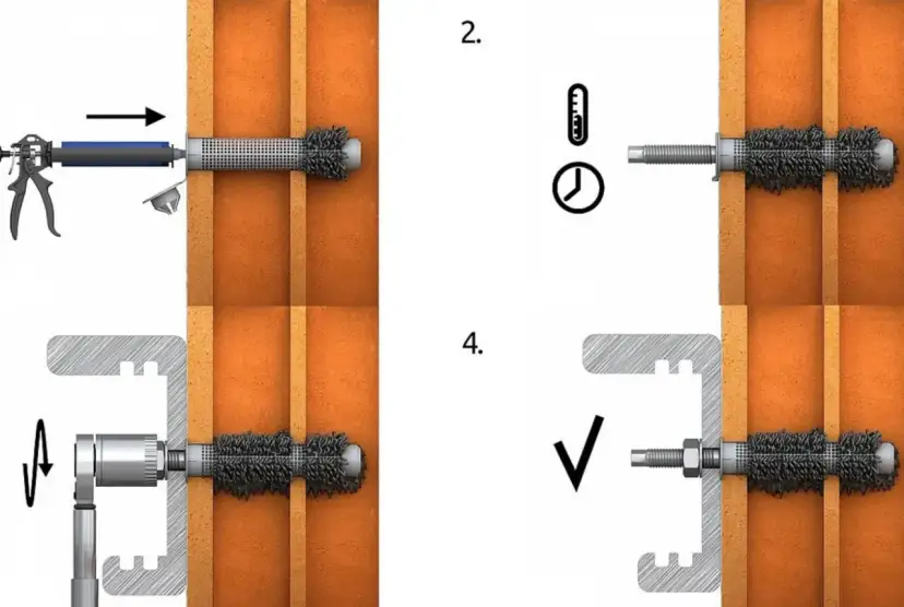 Kotwa chemiczna do cegły – jak zapewnić trwałe mocowanie bez uszkodzeń