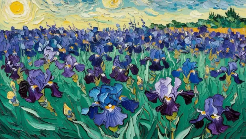 Irysy w malarstwie: Co kryje symbolika Van Gogha i Moneta?