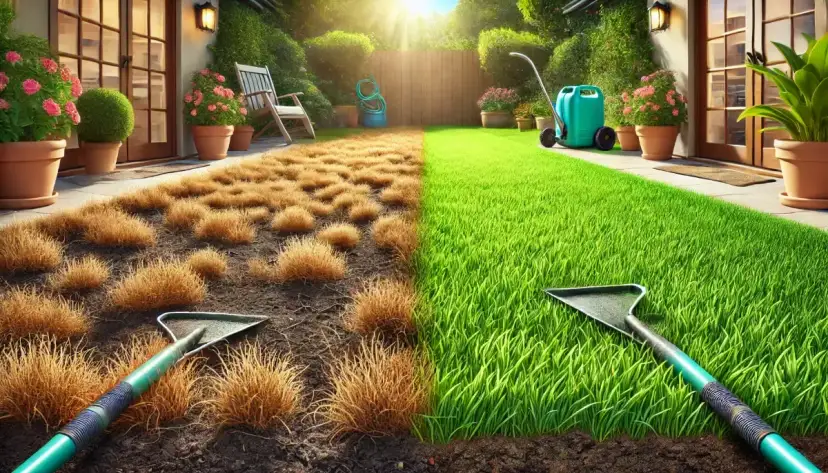 Czy trawa spalona nawozem odrośnie? Sprawdź, jak ją uratować