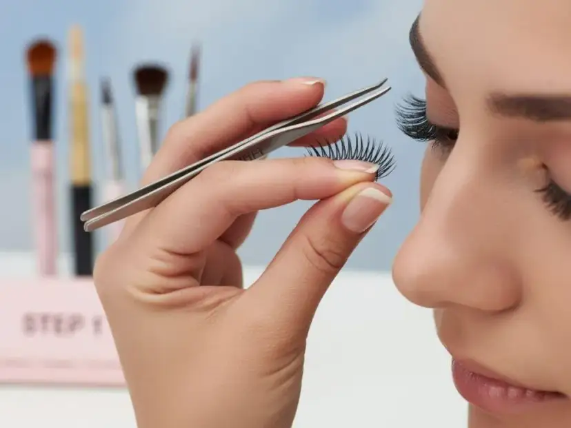 Jak przykleić rzęsy krok po kroku? Perfekcyjny efekt w domu