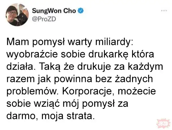 Drukarka nie drukuje? Memy, które zrozumiesz i poprawią humor