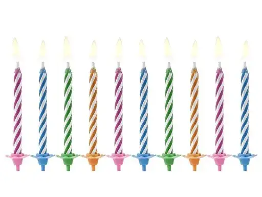 Świeczki które nie gasną – zaskocz gości na urodzinach!