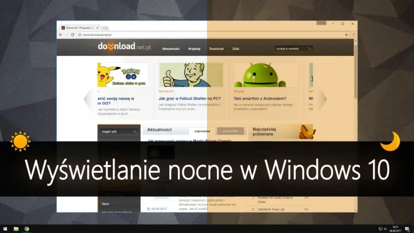 Wyświetlanie nocne w Windows 10: Chroń wzrok i popraw sen!