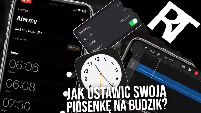Jak ustawić dzwonek budzika iPhone? Własna piosenka MP3 i Apple Music