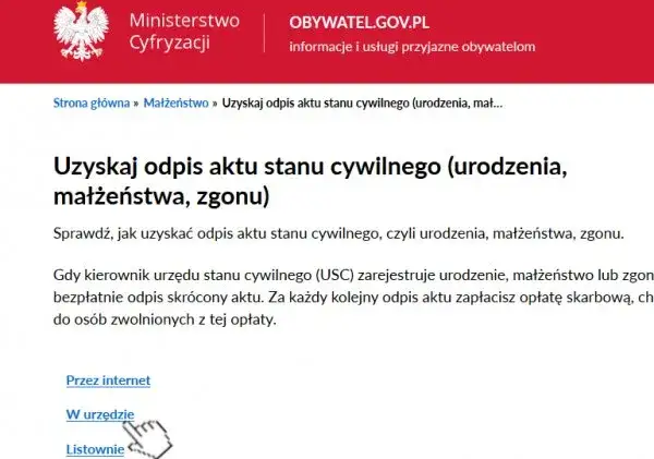 Czy odpis aktu urodzenia jest płatny? Kiedy dostaniesz go za darmo?