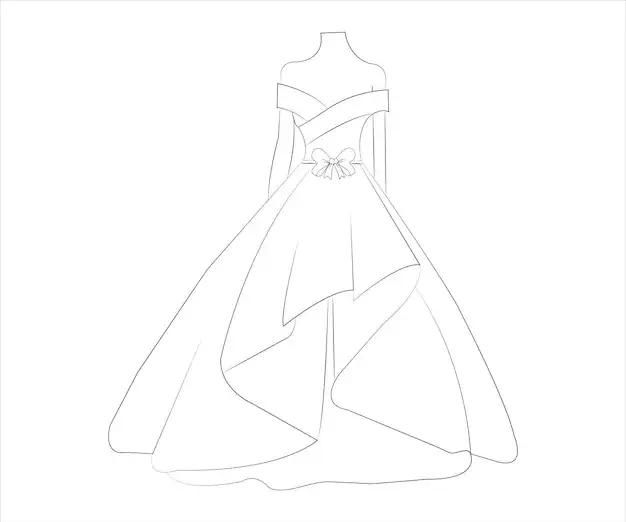 Jak narysować suknię ślubną: proste kroki do idealnego rysunku