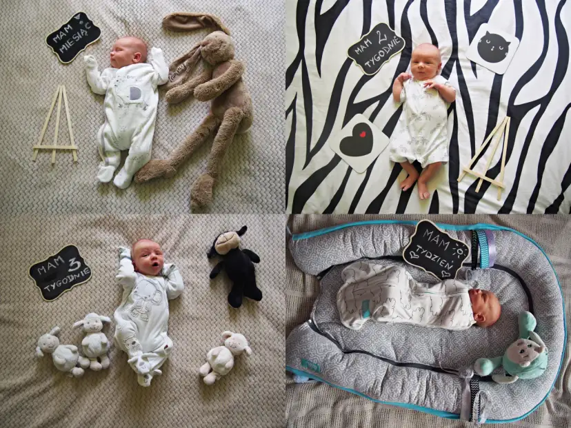 Zdjęcie niemowlaka co miesiąc: Proste triki na piękne kadry