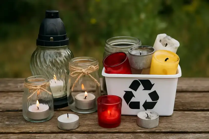 Znicze: Gdzie wyrzucić? Szkło, wosk, LED jasne zasady