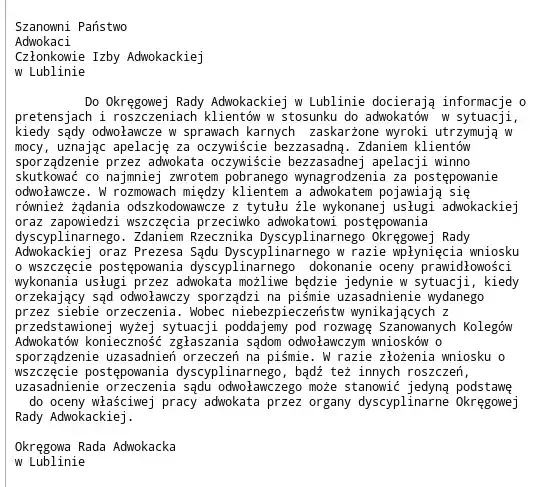 Apelacja prokuratora: obowiązek czy uznanie? Rozwiewam wątpliwości.