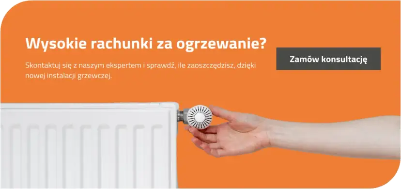 Ręka reguluje termostat grzejnika. Dowiedz się, jak obliczyć zapotrzebowanie energetyczne domu i obniżyć rachunki.