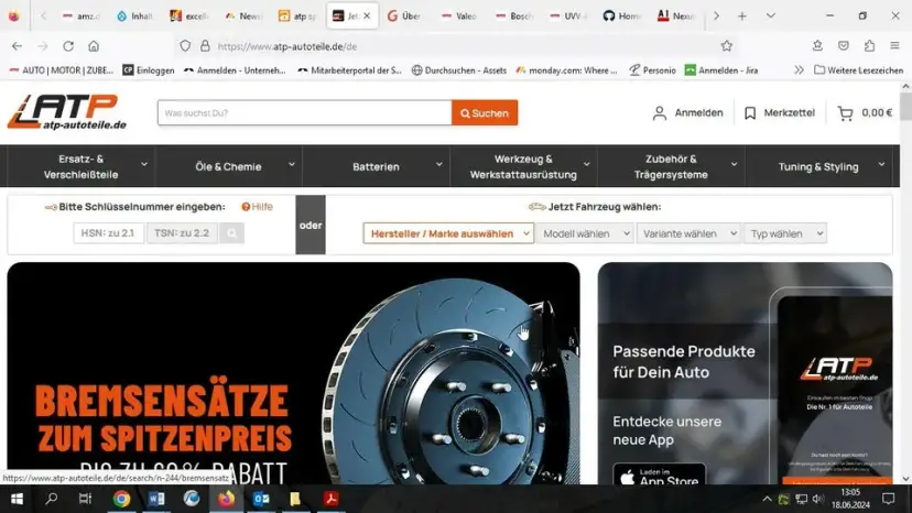 Wichtige Kontaktdaten von ATP Autoteile für schnelle Hilfe