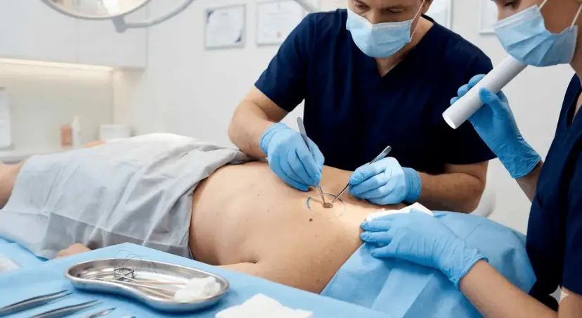 zabieg usuwania pieprzyków na ciele