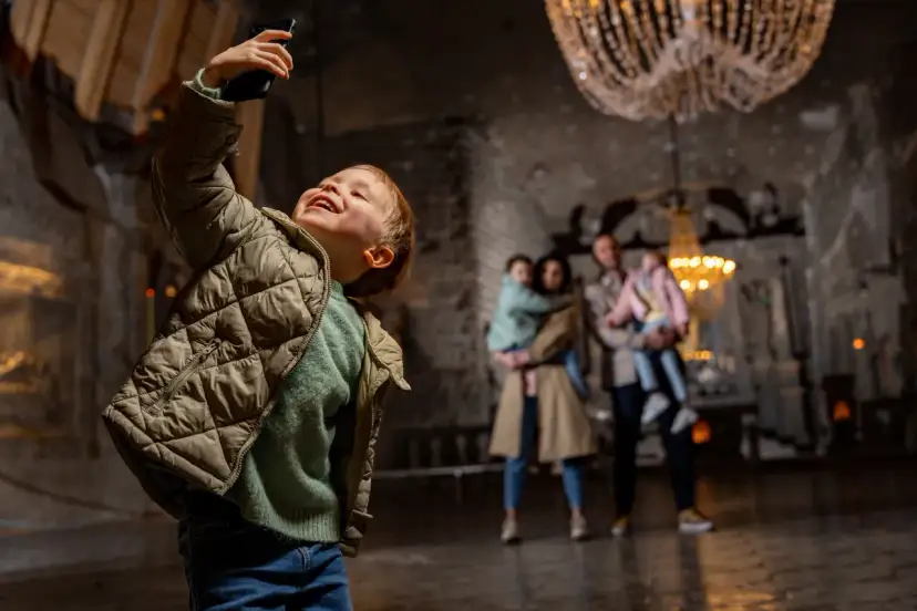 dziecko w kopalni soli wieliczka