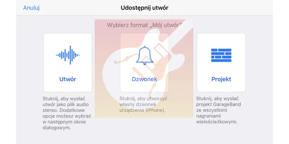 Własny dzwonek iPhone - Jak ustawić piosenkę (GarageBand)