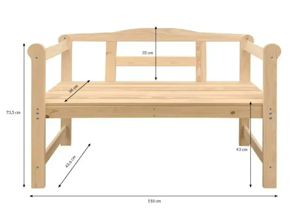 Wymiary ławki ogrodowej - jak dobrać wygodny model?