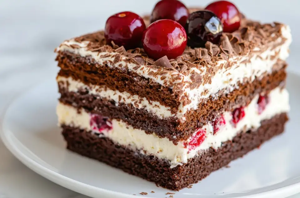 Tort czekoladowy z malinami i mascarpone - prosty sposób na warstwy