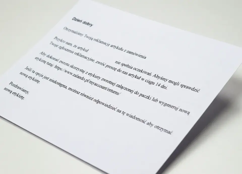 Reklamacja w Zalando krok po kroku - prawa i praktyczne wskazówki