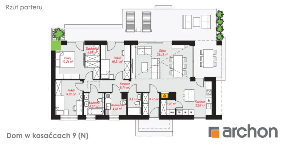 Dom w Kosaćcach 9 - Czy to idealny parterowy dom 100m²?