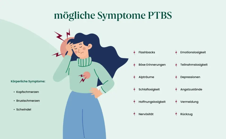 PTBS-Symptome erkennen - Warnzeichen, Trigger und Hilfe