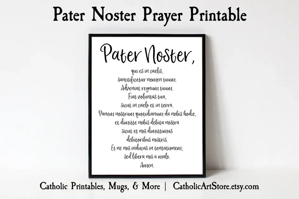 Pater noster po łacinie - tekst, wymowa i pełne znaczenie