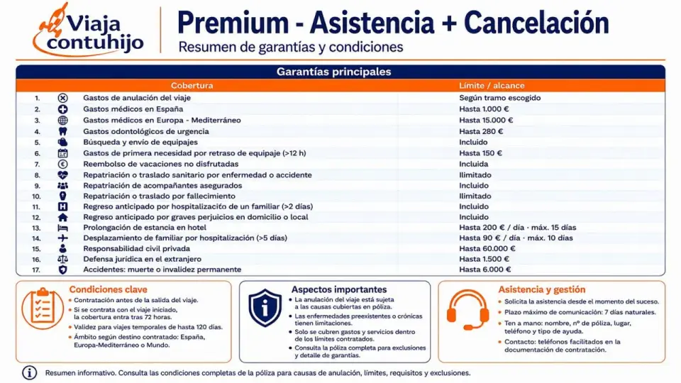 Seguro de cancelación de viaje - qué cubre y cuándo compensa
