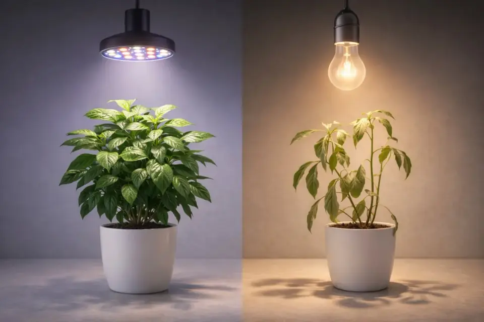 Lampa do roślin szkodzi? Bezpieczne grow light w domu