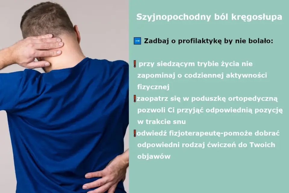 Odcinek szyjny kręgosłupa - objawy. Kiedy to coś więcej niż ból?
