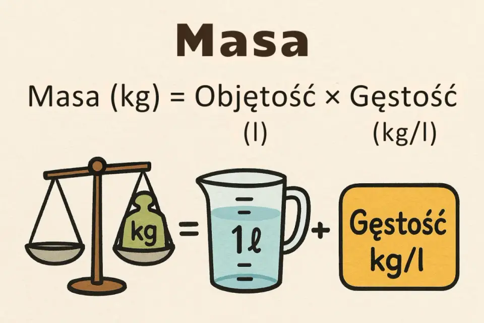 Jak przeliczyć litry na kilogramy? Poznaj prosty wzór i gęstość