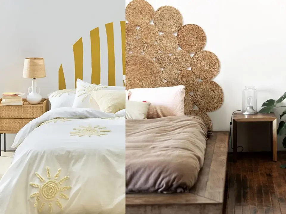 Ideas para hacer un cabecero de cama que sí funcionan
