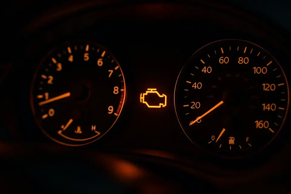 Kontrolka check engine świeci lub miga? Co robić dalej
