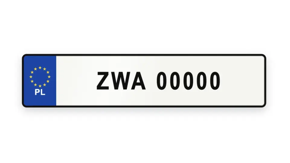 ZWA na tablicy rejestracyjnej - co mówi ten kod?
