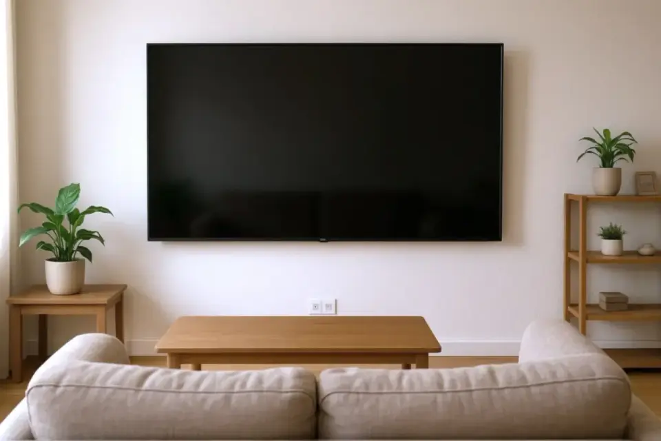 Na jakiej wysokości powiesić telewizor? Sprawdź przed wierceniem