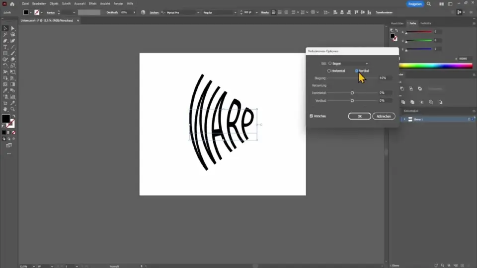 Illustrator: Verschlungene Buchstaben meistern – so geht's!