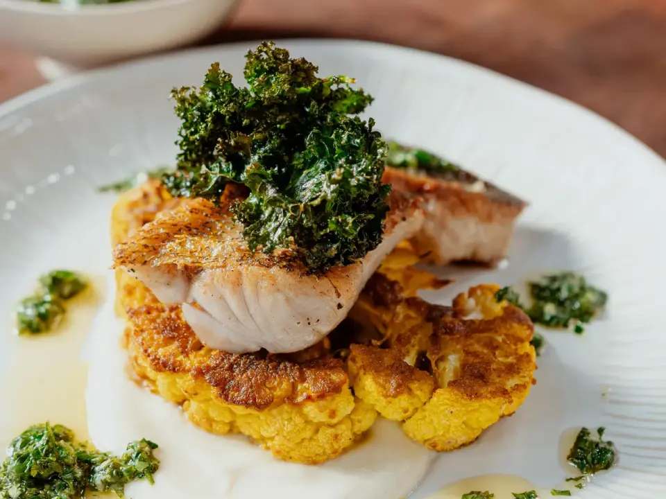 Chou-fleur à la plancha, doré et fondant comme au churrasco