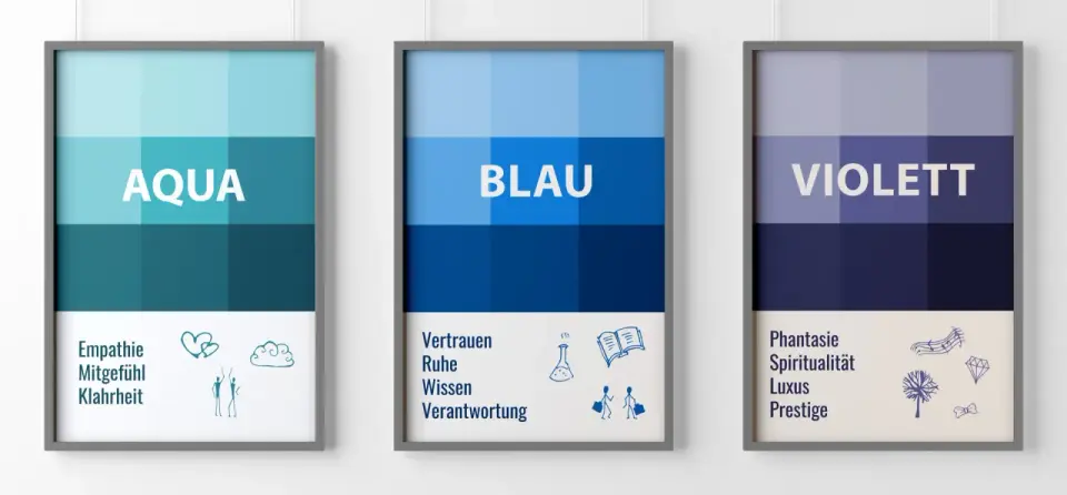 Blau in der Farblehre – Wirkung, Mischung & Einsatz