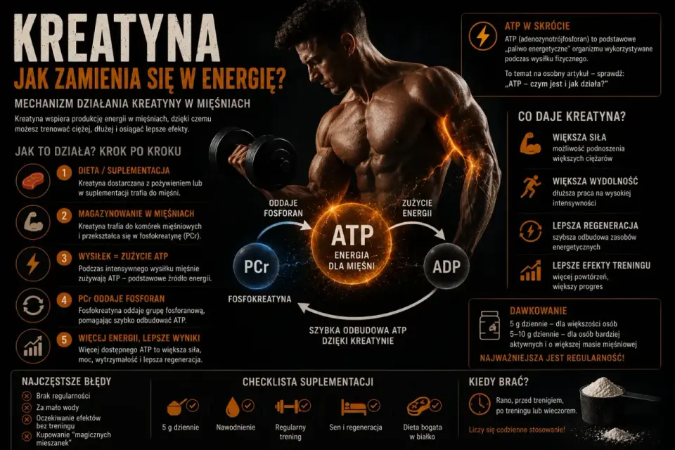 Kreatyna - co daje w sportach plażowych? Poradnik