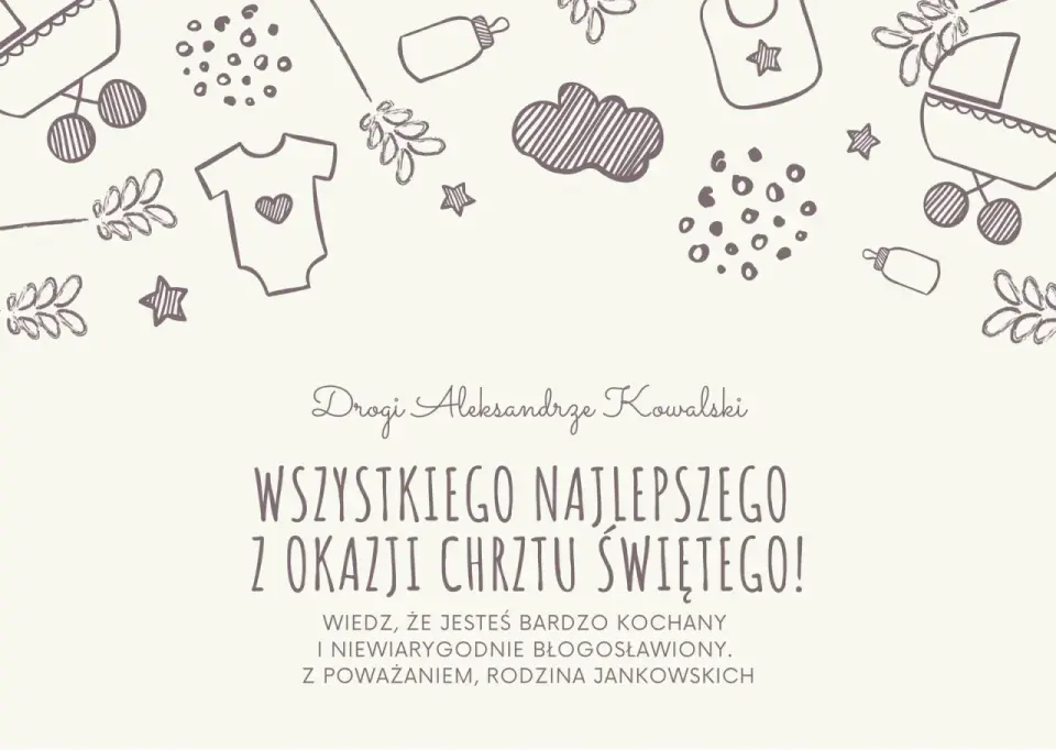 Życzenia na chrzest - Jak napisać idealny tekst? Poradnik