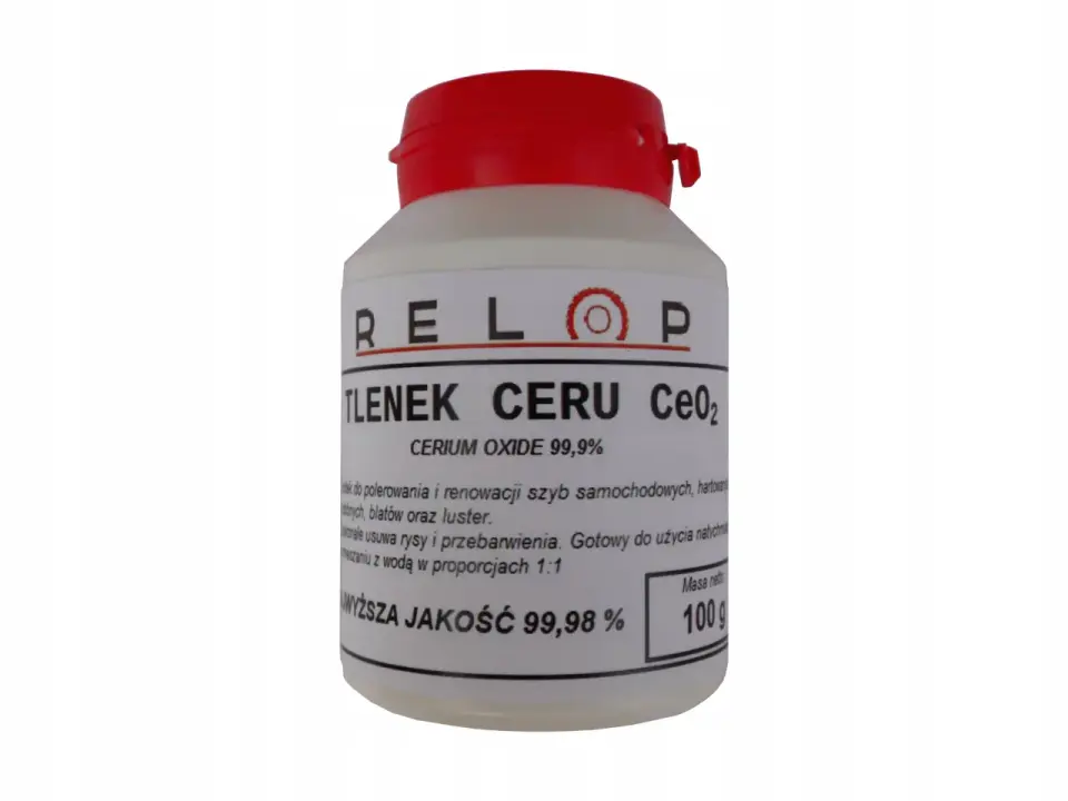 Tlenek ceru w aucie - Polerowanie szyb i katalizator