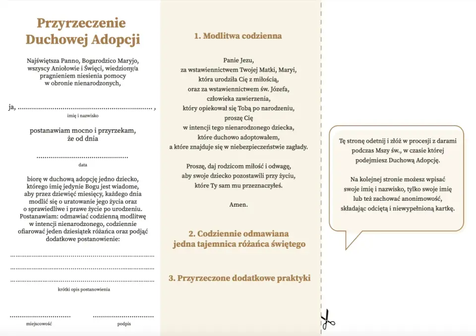 Duchowa adopcja dziecka poczętego - Jak wytrwać 9 miesięcy?
