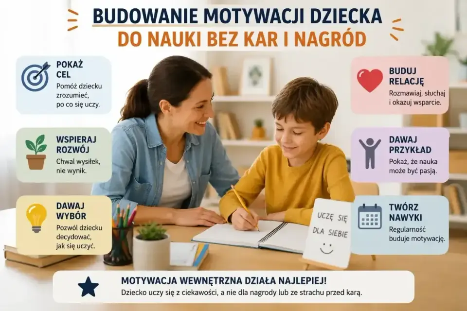 Jak zachęcić dziecko do nauki bez presji?