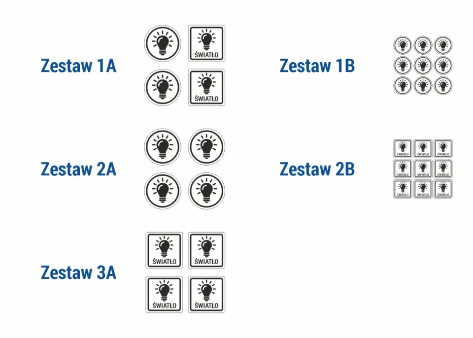 Oznaczenia włącznika światła - Jak czytać symbole?