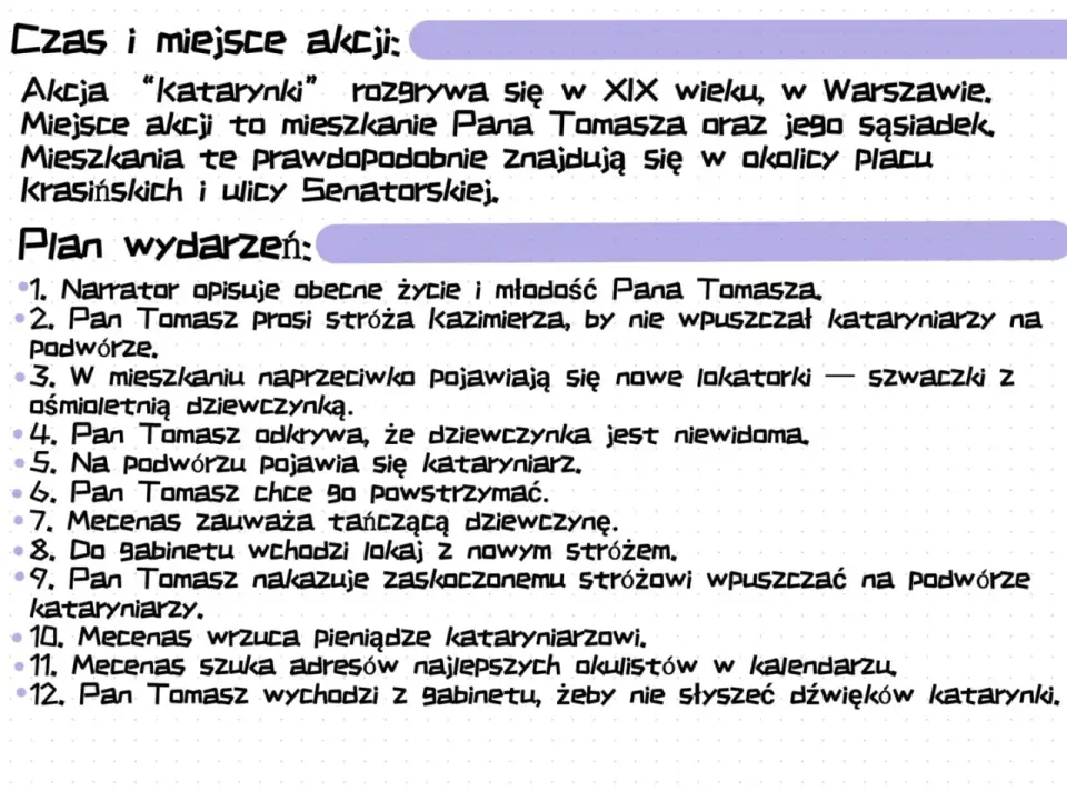 Katarynka Prusa - Fabuła, sens, bohaterowie. Lekcja empatii