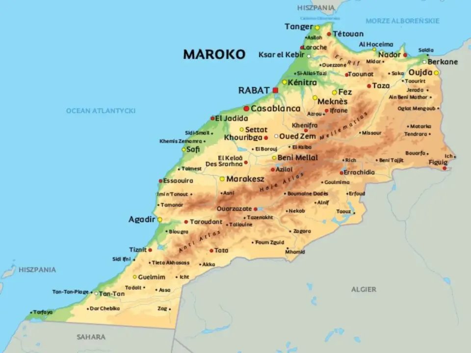 Z kim graniczy Maroko? Algieria, Hiszpania i... Mauretania?