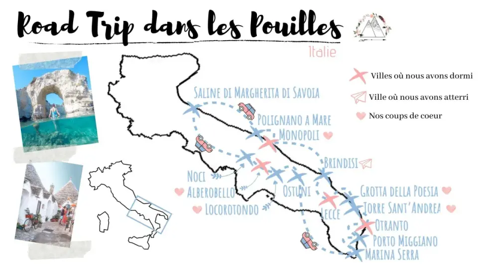 Les Pouilles en 7 à 14 jours - itinéraire, plages et villages