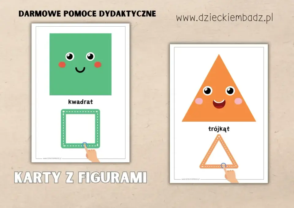 Praca plastyczna z figur geometrycznych dla dzieci - proste pomysły