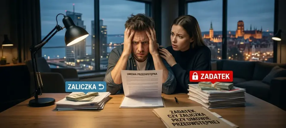 Zadatek w umowie przedwstępnej - chroń swoje pieniądze